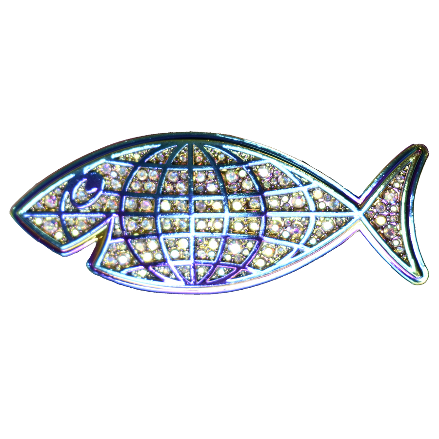 SeaWorld 60th Anniversary Rainbow Fish Pin