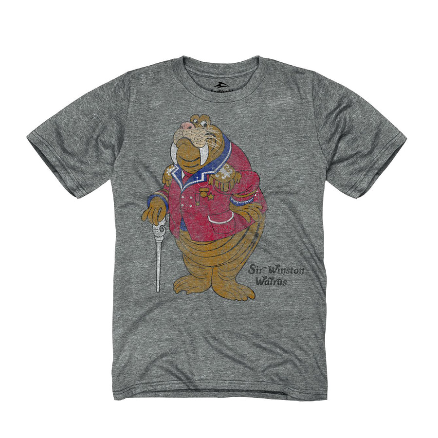 SeaWorld Retro Sir Winston Walrus Adult Tee