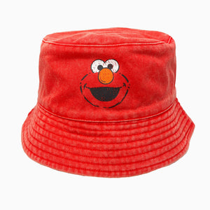 Sesame Street Elmo Mineral Wash Reversible Youth Bucket Hat