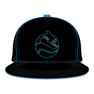 SeaWorld Neon Sign Adult Baseball Hat Black