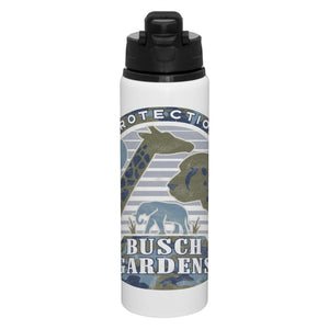 Busch Gardens Tampa Conservation Aluminum Water Bottle 28 oz.