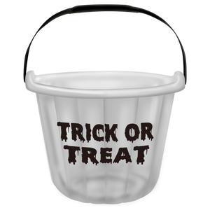 Trick or Treat Halloween Bucket Turtle - Clear