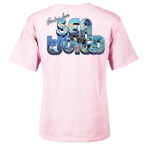 SeaWorld Greetings From Orlando Pink Toddler Girl Tee