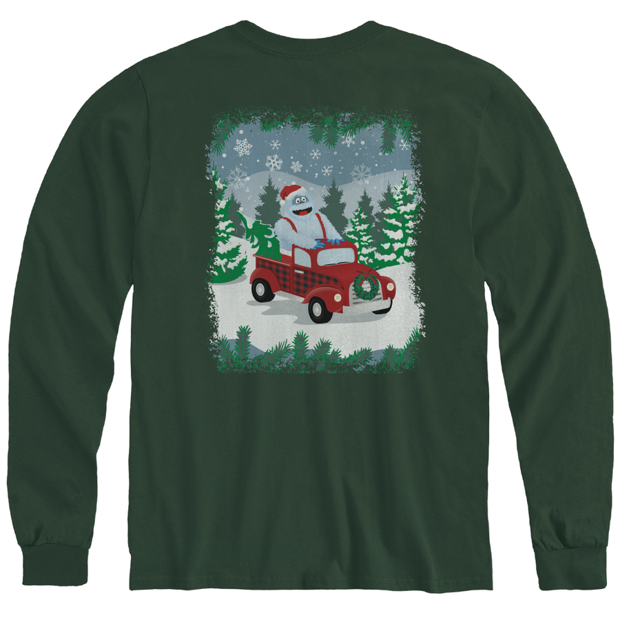 Rudolph the Red-Nosed Reindeer® Bumble Green Adult Long Sleeve Tee