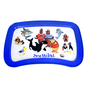 SeaWorld Vintage Characters Folding Metal Breakfast Tray