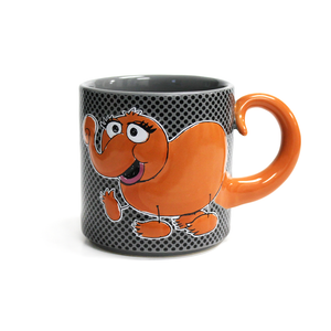 Sesame Street Snuffy 3D Checker Coffee Mug