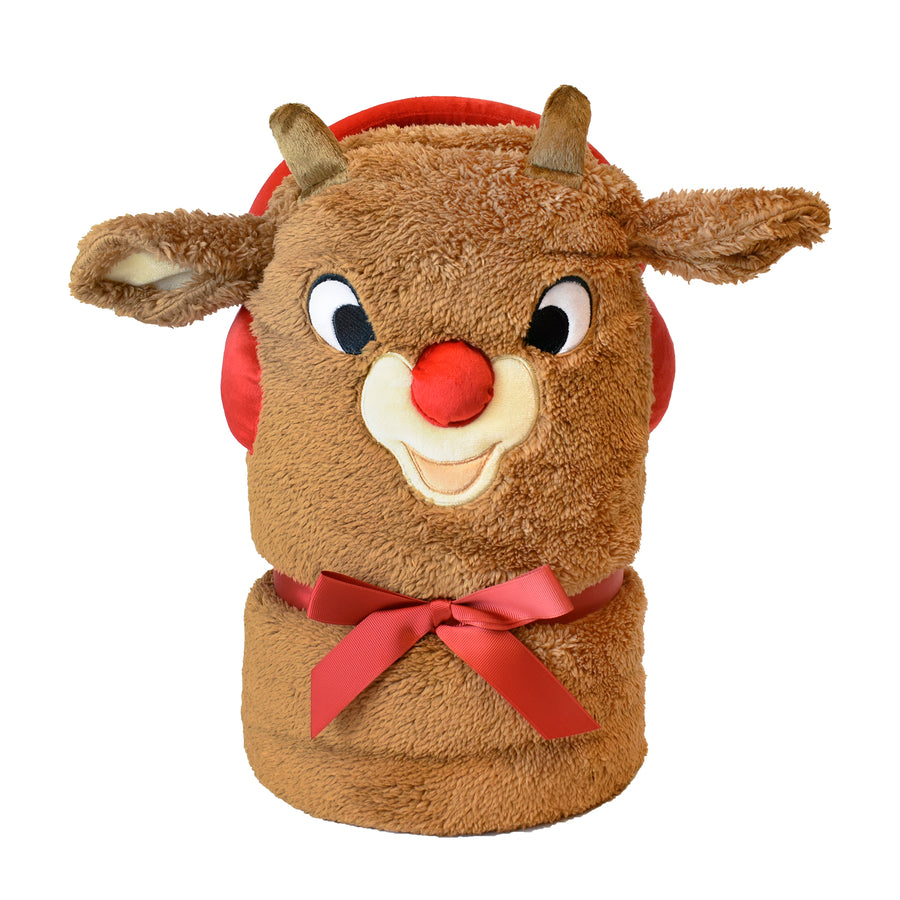 Rudolph the Red-Nosed Reindeer® Rudolph Rolled Blanket